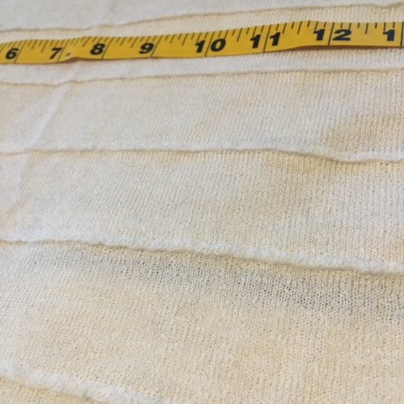 EUC Beachy White-Striped LOFT light sweater, XL - Picture 5 of 7